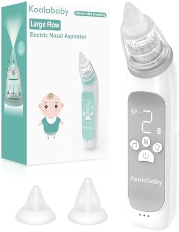 Koalababy Electric Nasal Aspirator, Large-Flow Baby Nose Sucker