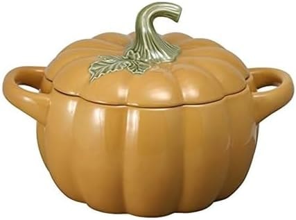 Pfaltzgraff Plymouth Pumpkin 4.25 Qt Stoneware Casserole