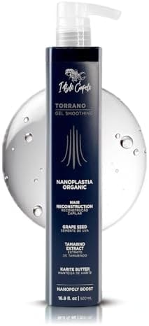 I Belli Capelli Torrano Gel Keratin Hair Treatment -Straightening in 1 Step, Formaldehyde Free-Nanoplastia Para Alisar Cabello, Keratina Organica Sin Formol Para Alisar el Pelo - Nano Keratin (500ml)