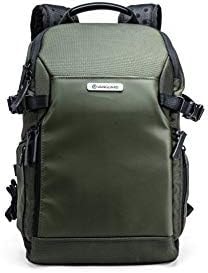 VANGUARD VEO Select 37BRM Camera Backpack - Green, Rear Access, Multi-Access, 9.7" Tablet Storage, Tripod Carry