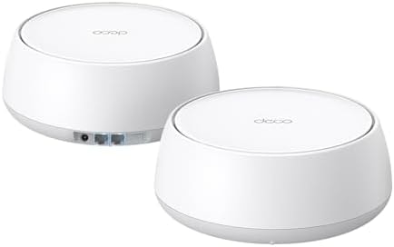 TP-Link Deco 7 BE25 Dual-Band BE5000 WiFi 7 Mesh Wi-Fi System | 4-Stream 5 Gbps, 240 Mhz Channels | Covers up to 4,600 Sq.Ft | 2X 2.5G Ports Wired Backhaul | VPN,MLO, AI-Roaming, HomeShield, 2-Pack