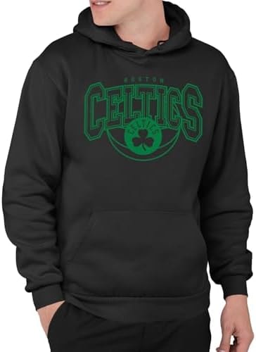 Junk Food NBA - Boston Celtics Monochromatic Arch Adult Hoodie Black
