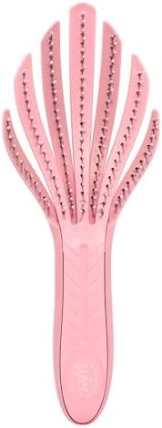 Wet Brush Go Green Curl Detangler Hair Brush - Pale Pink Ultra-Soft IntelliFlex Detangling Bristles Glide Through Tangles with Ease - Great For Curly Hair-No Split Ends & Pain-Free for Wet or Dry Hair