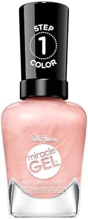 Sally Hansen Miracle Gel Supercharged Pinks Nail Polish | Salon Quality Gel-Like Formula, Two-Step System, No UV Light Needed, Long Lasting | 315 Tough Love | Fuchsia Pink Crème Nail Color