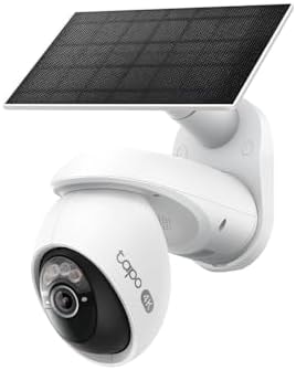 Tapo 4K Outdoor Pan/Tilt Wireless Security Camera, Solar Charging, C660 KIT