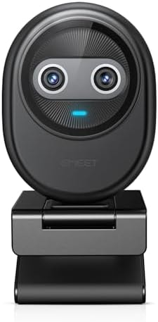 EMEET Piko 4K Webcam for Streaming, World’s 1st Dual-Camera AI-Powered 4K Camera w/AI Autofocus