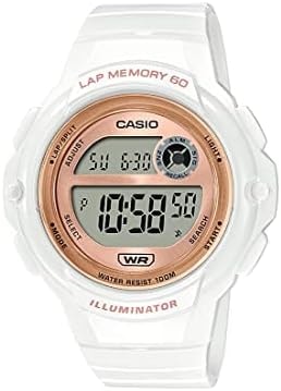 Casio Illuminator Lap Memory 60 5-Year Battery Women's Digital Sports Watch Model: LWS-1200H-7A2V