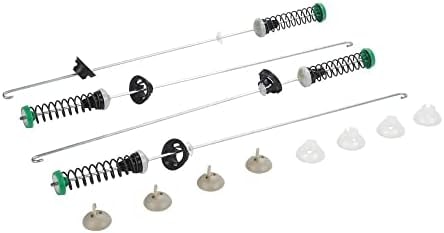 Whirlpool W11130362 OEM Top Load Washer Suspension Rod Kit Part Replaces W10594080, W10735786, W10748956, W10780040, and More
