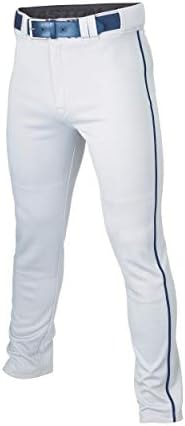 Easton | RIVAL+ Piped Baseball Pant | White/Navy | Adult XSmall