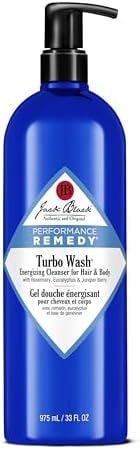Jack Black Turbo Wash Energizing 2-in-1 Mens Body Wash & Shampoo, 33 Fl Oz