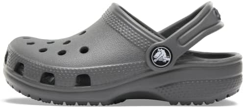 Crocs Kids Classic Clog (Toddler) - Clogs for Kids - Synthetic Upper - Ventilation Holes - Round Toe Slate Grey 8 Toddler M
