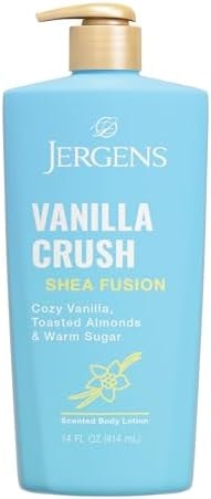 Jergens Shea Fusion Vanilla Crush Body Lotion, Dry Skin, 14 fl oz