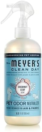 MRS. MEYER'S CLEAN DAY Pet Odor Neutralizer, Coconut Leaf Scent, 12oz