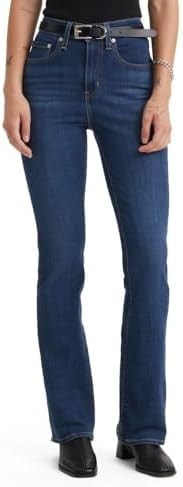 Levi's Women's 725 High Rise Bootcut Jeans, Lapis Dark Horse, 26 (US 2) S