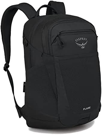 Osprey Flare Commuter Laptop Backpack, Black