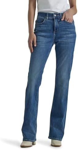Lee Women's Ultra Lux Comfort with Flex Motion Bootcut Jean Indigo Facet 8