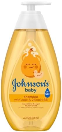 Johnson's Baby Shampoo with Aloe & Vitamin B5, Tear-Free, 20.3 fl. oz