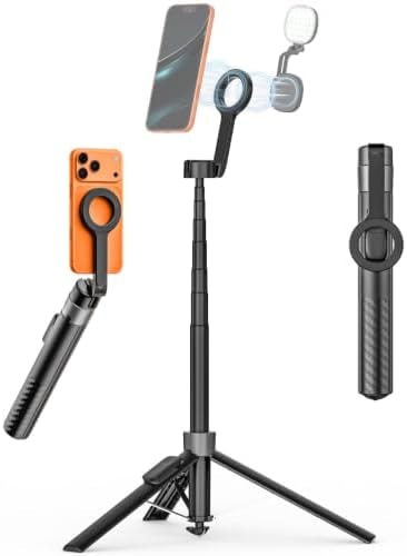 USKEYVISION 69" Magnetic Phone Tripod for iPhone w/Remote Control UPT-01M