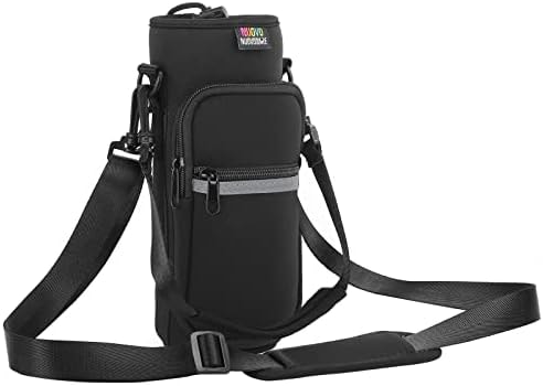 Nuovoware Water Bottle Carrier Bag, 25oz/32oz, Black
