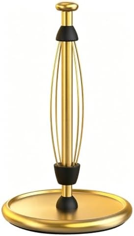 VEHHE Paper Towel Holder Countertop with Weighted Base, One-Hand Tear