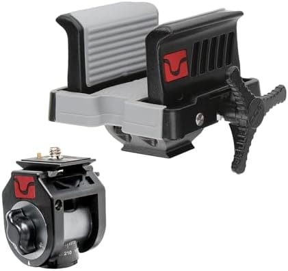 BOG DeathGrip Ultralite and Great Divide Head Combo with Durable Aluminum and Magnesium Construction, Universal Gun Rest, Quick Adjustment, and Ultra-Smooth Movement for Hunting, Shooting, and Outdoor