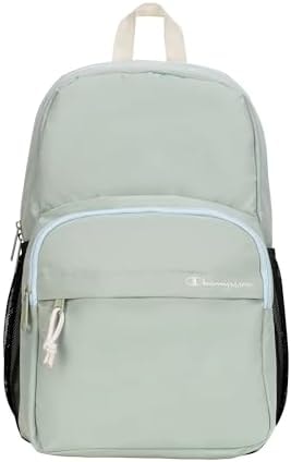 Champion Luna Laptop Backpack with Padded Adjustable Straps, Water Bottle Pocket for Work, Travel, Daily Use, Clever Sage, One Size