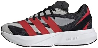 adidas Men's Lightblaze, White/Black/Better Scarlet, 14
