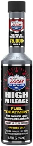 Lucas Oil 5.25 Oz. High Mileage Fuel Treatment - 1 Each