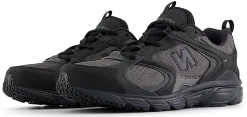 New Balance Men's 408 V1 Sneaker, Magnet/Black/Phantom, 4 M