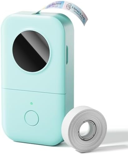 Phomemo D30 Label Maker Machine with Tape, Bluetooth Mini Label Printer
