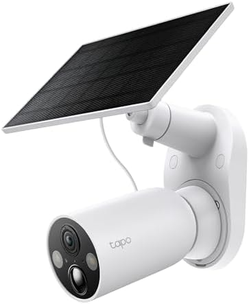 Tapo MagCam 2K+ Outdoor Wireless Security Camera - Battery Power with Solar Charging, Magnetic Mount, Person/Vehicle Detection, Subscription-Free Local Storage or Optional Cloud, Works with Alexa
