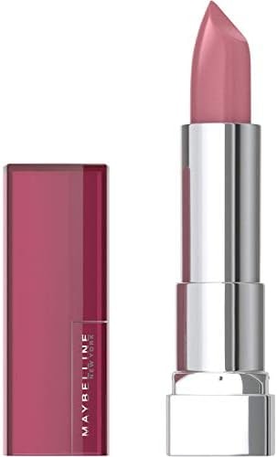 Maybelline Color Sensational Lipstick, Lip Makeup, Cream Finish, Hydrating Lipstick, Romantic Rose, Pink ,1 Count