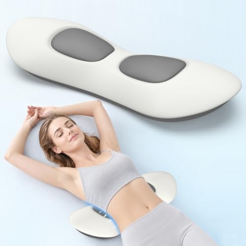 Lumbar Support Pillow for Bed Sleeping - Lower Pillow for Back Pain Relief