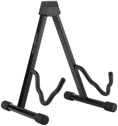Wayfinder Supply Co. Universal A-Frame Foldable Guitar Stand, For School Music Program, Concerts & Multiple Users, (WF-GTR-ASTAND)