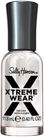 Sally Hansen Xtreme Wear Nail Polish | Streak-Free, Shiny Finish, Long-Lasting, Chip-Resistant, Sheer | City of Gleams | Iridescent Silver Nail Color | 0.4 fl oz