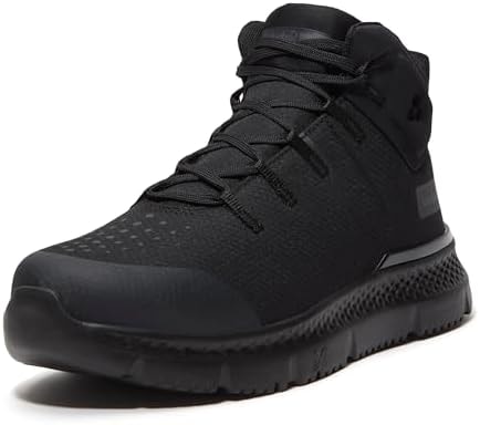 Timberland PRO Men's Intercept Mid Steel Safety Toe Puncture Resistant CSA Industrial Athletic Work Shoe, Black, 15M