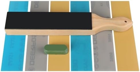 AMZSHARK Leather Sharpening Strop (12x2 IN Medium)