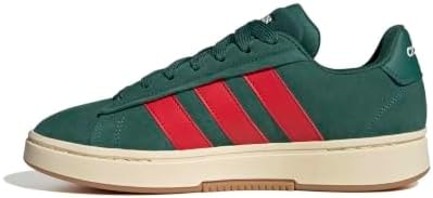 adidas Mens Grand Court Alpha 00s Sportswear, Collegiate Green/Better Scarlet/Off White, 5