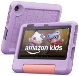 Amazon Fire 7 Kids tablet (newest model) ages 3-7. Top-selling 7" kids tablet on Amazon. Includes 6 months of ad-free and exclusive content, easy parental controls, 10-hr battery, 16 GB, Purple