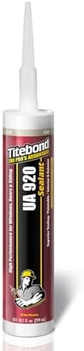 Titebond UA 920 Sealant, Clay – Urethane Acrylic Elastomeric Caulk – 10.1 Oz, 87051