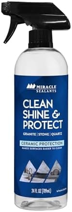 Miracle Sealants Clean Shine & Protect Spray for Stone & Quartz, 24oz
