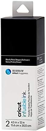 Cricut Infusible Ink Transfer Sheets, Black (4.5" x 12")