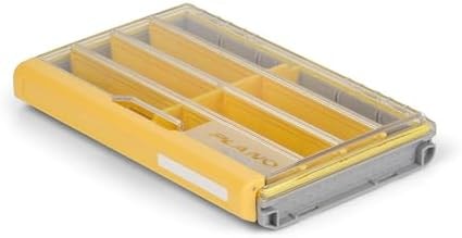 Plano EDGE Flex 3600 Tackle Storage, Includes 38 Flex Dividers, Gray and Yellow, Customizable Waterproof Tackle Box Organization, Rustrictor Rust-Resistant Technology