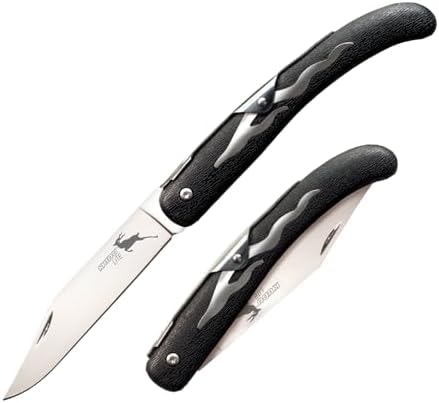 Cold Steel Kudu Lite 4.25" 5Cr15MoV Steel Clip Point Razor-Sharp Blade 5.75" Zy-Ex Handle Everyday Carry Versatile Folding Knife, Boxed