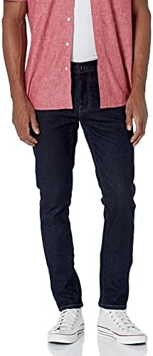 Amazon Essentials Men's Skinny-Fit Comfort Stretch Denim Jeans - Discontinued Colors, Dark Denim, 36W x 28L