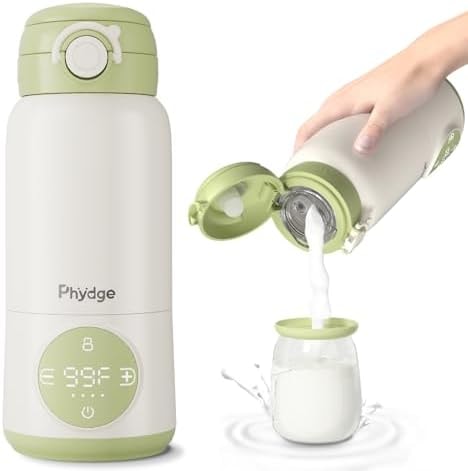 Phydge Portable Bottle Warmer for Travel, on The go for Formula, Breastmilk