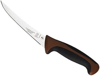 Mercer Culinary Millennia Color Handle Cutlery 6" Curved Boning Knife Brown