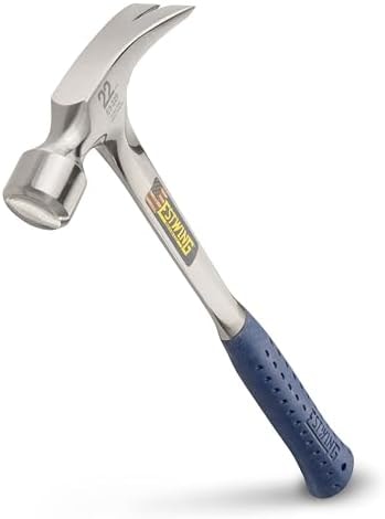 ESTWING Framing Hammer, 22oz Long Handle Straight Rip, Smooth Face, E3-22S