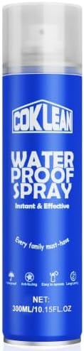 Coklean Shoe Protector Spray, Rain & Stain Waterproof Spray 10.15 OZ Nano Protectant for Sneaker, Nubuck, Canvas, Suede Shoes 1 Pack