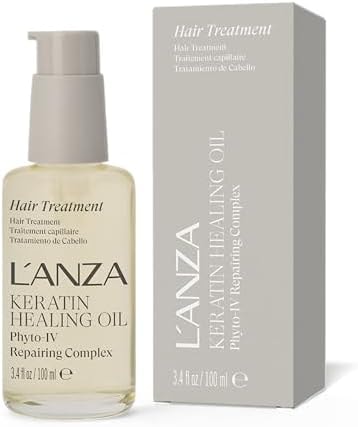 L'ANZA Keratin Healing Oil Hair Oil Damaged Dry Hair Treatment, 3.4 Fl Oz